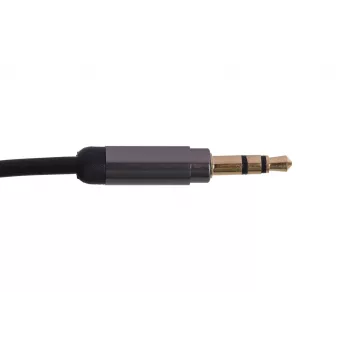 Gembird CCAP-444-1M audiokabel 3,5mm zwart (CCAP-444-1M)