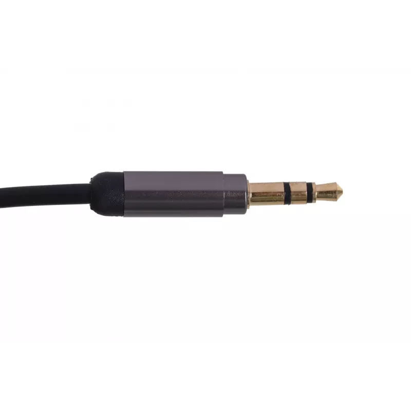 Gembird CCAP-444-1M audiokabel 3,5mm zwart (CCAP-444-1M)