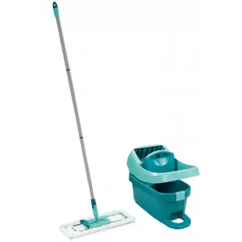 Leifheit vloerwisserset stofwisser reinigingsgereedschap Professional XL groen met wagen 55096