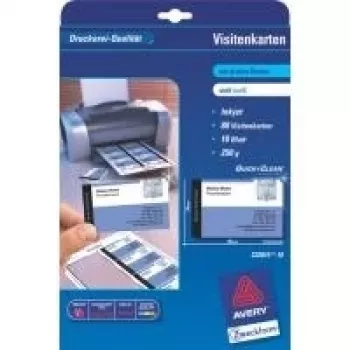 Visitekaartjes Avery Quick&Clean C32015-25