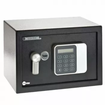 Vrijstaande kluis Yale YSG/200/DB2 — staal, cijferslot, 8,6 l, 310×200×200 mm, zwart