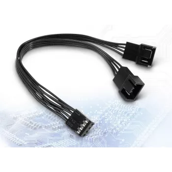 SATA-kabel Inter-Tech 88885521 0,15 m zwart stekker/bus