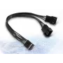 Inter-Tech 88885521 AC PWM Y-kabel, 15 cm