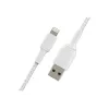 Belkin BOOST CHARGE - Lightning-kabel - Lightning mannelijk naar USB mannelijk - 3 m - wit - voor Apple iPad/iPhone/iPod (Lightning)