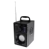 Draagbare luidspreker MEDIA-TECH MT3179, 20 W (RMS 15 W), Bluetooth 5.1, FM, MicroSD, USB, AUX, Li-Ion, 6 uur, houten behuizing