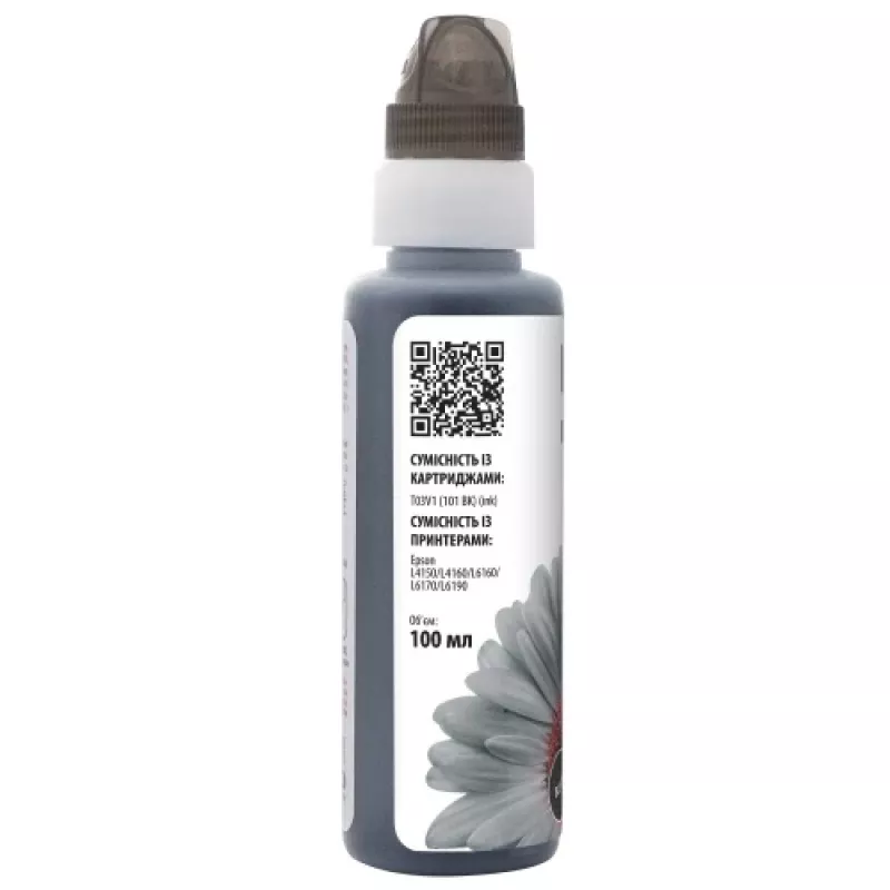 Compatible Barva Epson 101 BK (C13T03V14A) (E101-558-1K) inktnavulfles, zwart