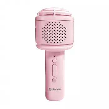 Microfoon Denver KMS-30 roze BT-luidsprekermicrofoon voor karaoke