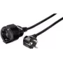 Verlengsnoer e+p SV 52 5 m 1 AC-stopcontact zwart