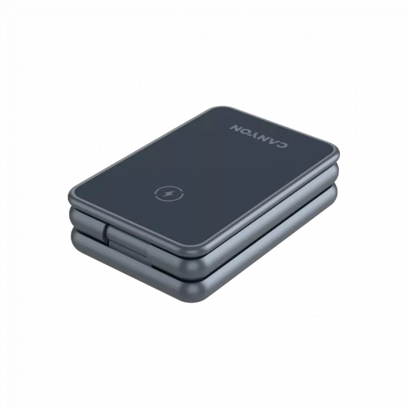 CANYON opvouwbare draadloze oplader OnCharge 309 15W 3in1 metaal