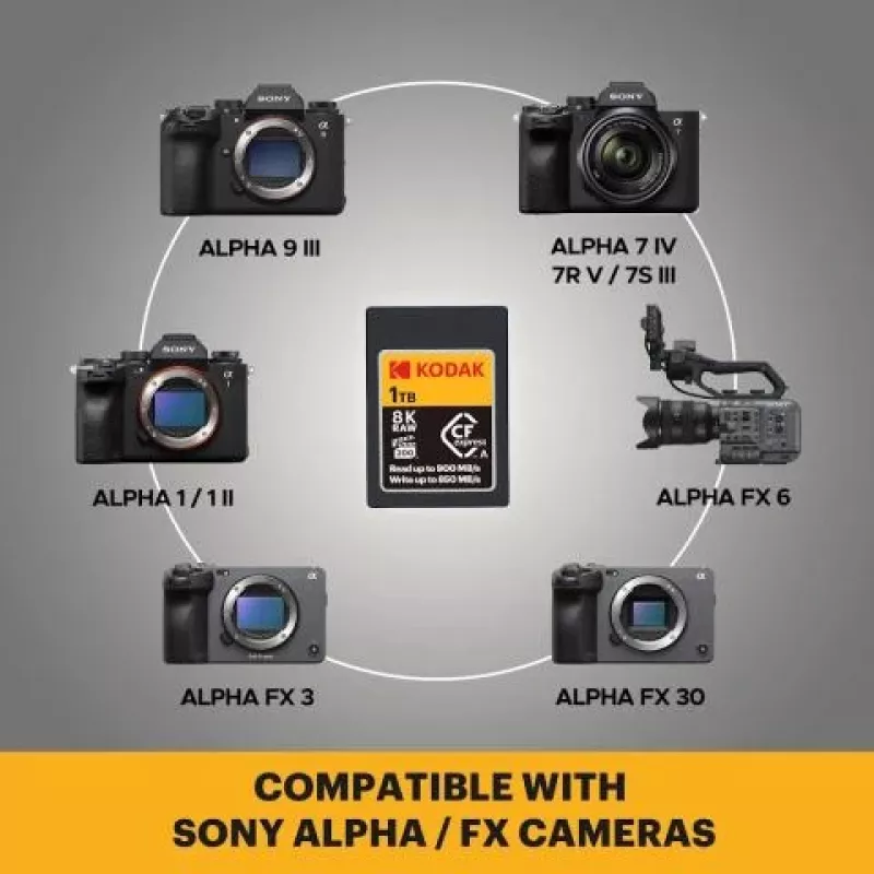 CFexpress Type-A geheugenkaart Kodak EKMCFXA480GK 480GB