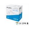 LANBERG netwerkkabel Cat6 U/UTP LCU6-11CU-0305-S, 305 m, 23 AWG, grijs, HDPE-mantel
