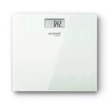 Ecomed by Medisana PS-72E personenweegschaal – 150 kg, glasplatform, wit