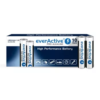 Wegwerp-alkalinebatterij everActive LR0310PAK AAA 1,5 V 1250 mAh 10-pack