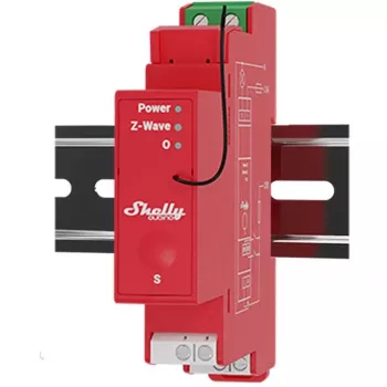Halfgeleiderrelais Shelly Qubino Wave PRO 1PM rood 16A 110-240V
