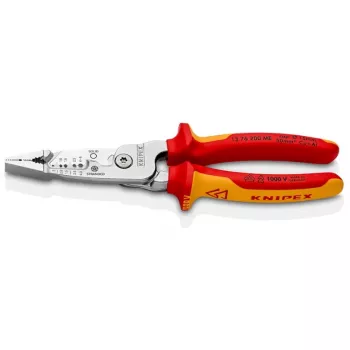 Kabelstripper Knipex 13 76 200 ME 6 mm stripcapaciteit rood roestvrij staal geel