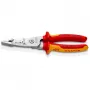 Kabelstripper Knipex 13 76 200 ME 6 mm stripcapaciteit rood roestvrij staal geel