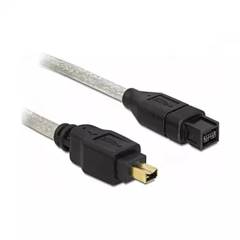 FireWire A/B-kabel DeLOCK 82589 2,0 m grijs stekker/stekker
