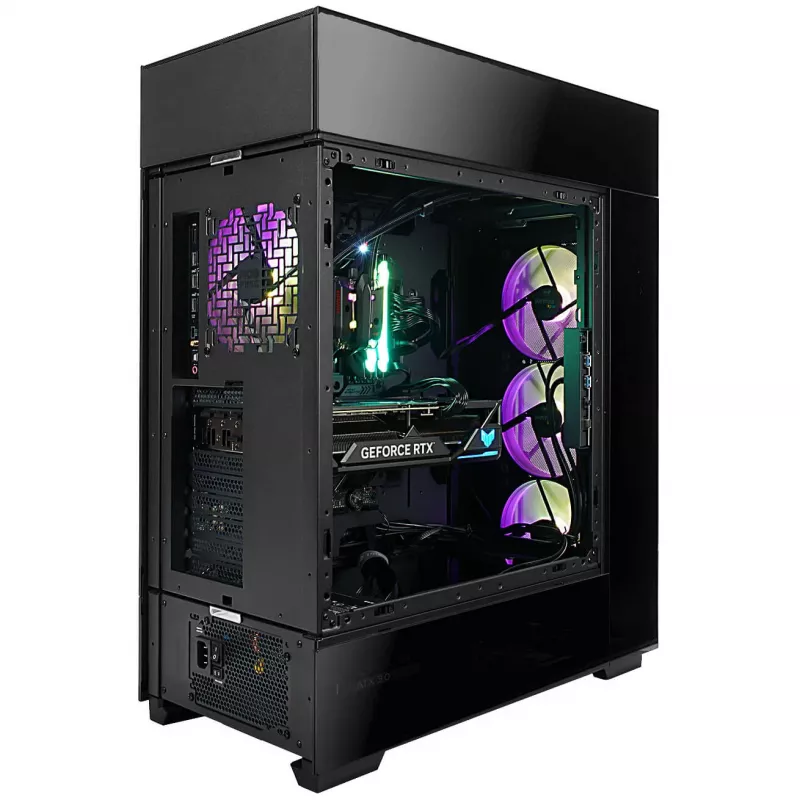 InWin Modfree Deluxe big-tower gehard glas - zwart