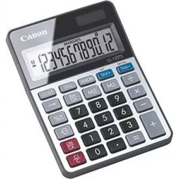 Canon LS-122TS tafelrekenmachine display grijs