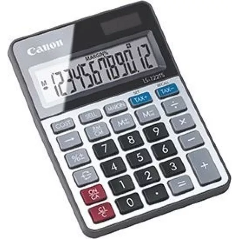 Canon LS-122TS tafelrekenmachine display grijs
