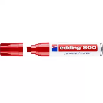 Permanentmarker Edding 800 beitelpunt rood