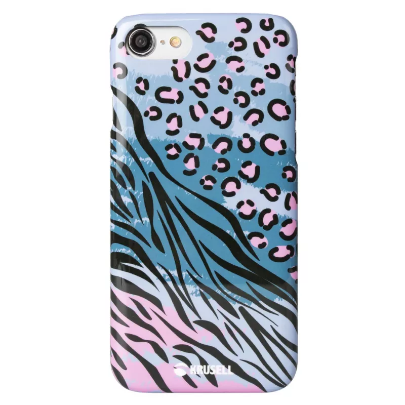 Cover Krusell 61897 hoesje voor iPhone SE 2020 iPhone 7 8 blauw