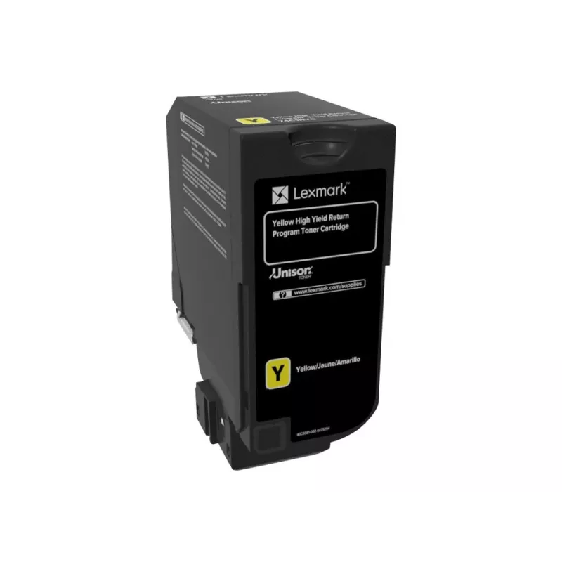LEXMARK 74C2HY0 toner Lexmark 74C2HY0 geel 12.000 pagina's CS725de / CS725dte