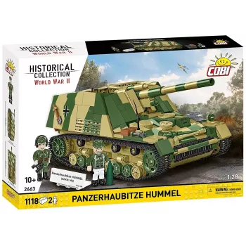 Bouwset Cobi Panzerhaubitze Hummel 1118 onderdelen modelbouwpakket