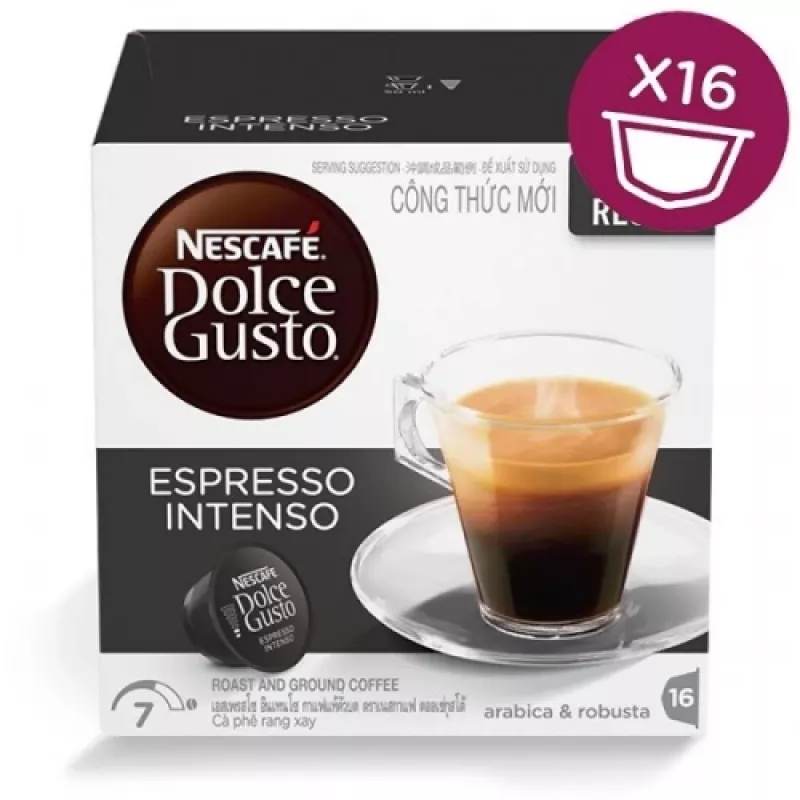 Nescafe Dolce Gusto Espresso Intenso koffie, 16 capsules