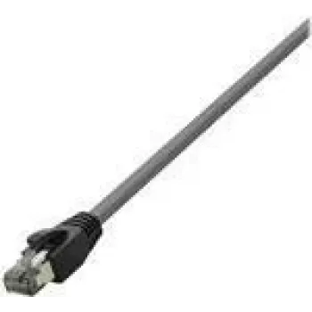 LogiLink CQ8092S RJ45-netwerkkabel, patchkabel CAT 8.1 S/FTP 10,00 m lichtgrijs halogeenvrij 1 st.