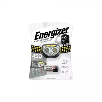 ENERGIZER Hoofdlamp Vision Ultra 3AA 450 lm, 3 lichtkleuren