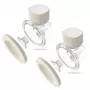 Elektrische borstkolf neno VENTO TWIN draadloos, oplaadbaar, dubbel-/duale modus, LCD, 150-ml flessen, beige