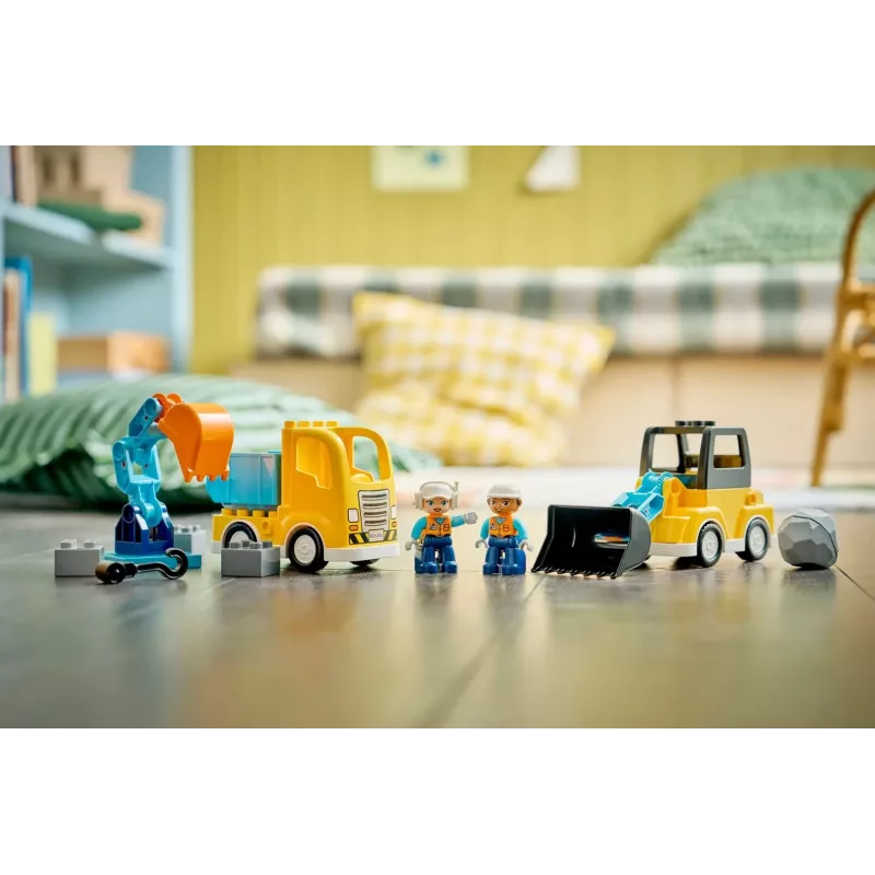 LEGO DUPLO 10475 3-in-1 Bouwplaatsvoertuigen