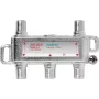 axing SVE04001 - kabelsplitter - 75 Ohm - 5 - 2400 MHz - zilver - 1x F-type - 4x F-type