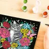 Schilderen op nummer set Ravensburger CreArt Pixie Cold Cat (model 25855) – canvasschilderset