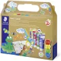 Vingerverf Staedtler 61 C2 afwasbaar blauw groen geel