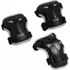 Inline-skates Muuwmi 682 verstelbare maat 33-36 groen/zwart met beschermingsset