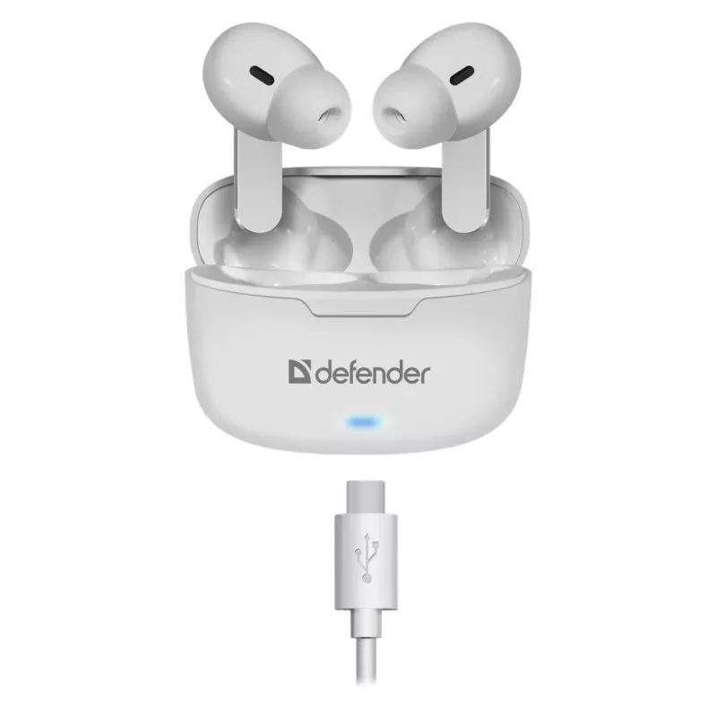 Defender TWINS 903 Bluetooth-oordopjes, wit