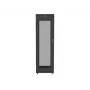Rackkast LANBERG FF01-6842-23BL 42U vrijstaand, 2127,5×600×800 mm, IP20, slot met sleutel, zwenkwielen