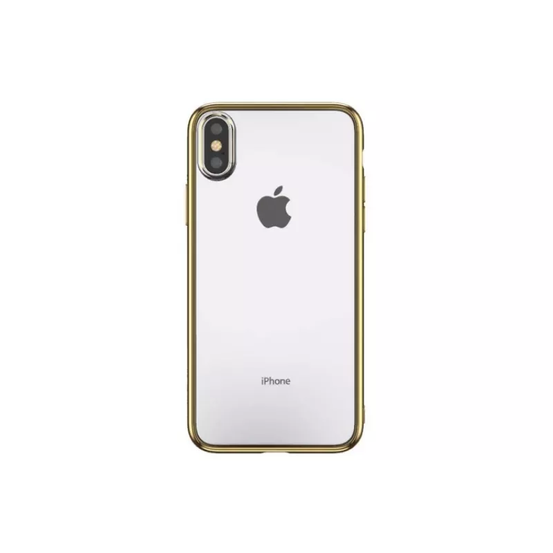 Zacht hoesje Devia voor iPhone XS/X (5,8 inch) TPU, goud