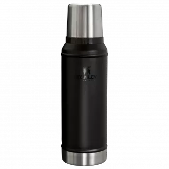 Thermosfles STANLEY Legendary Classic 0,94 L, zwart, dubbelwandig vacuümgeïsoleerd