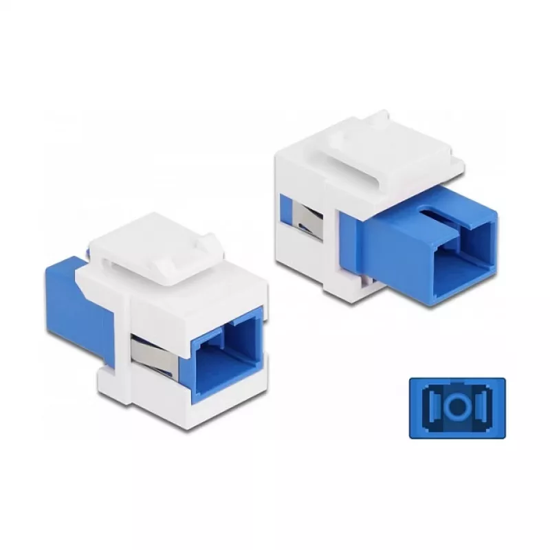 Keystone-module SC-simplex bus naar SC-simplex bus DeLOCK