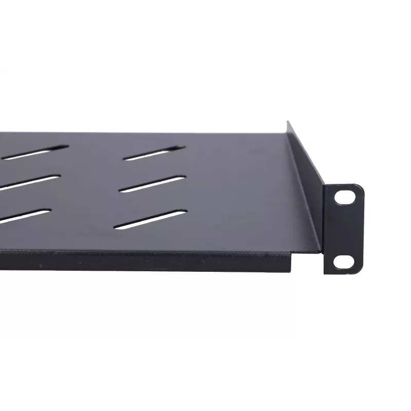 Extralink EX.14480 legplank voor 19-inch kasten, staal, zwart, 1U, 350 mm