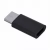 Savio AK-31 / B kabel-interface-/gender-adapter Micro USB USB 3.1 Type-C zwart