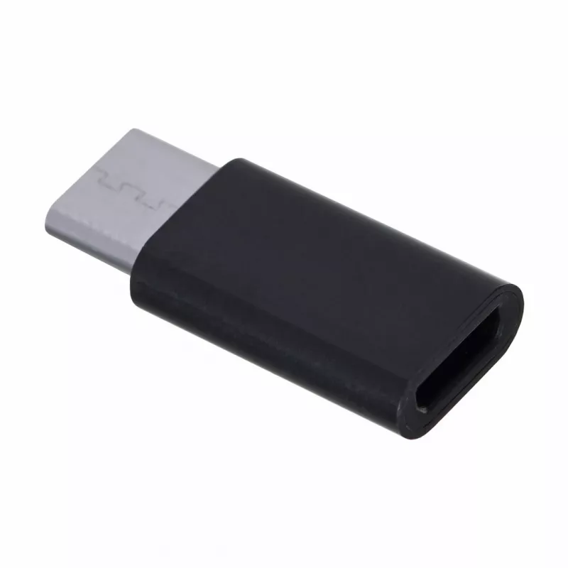 Savio AK-31 / B kabel-interface-/gender-adapter Micro USB USB 3.1 Type-C zwart