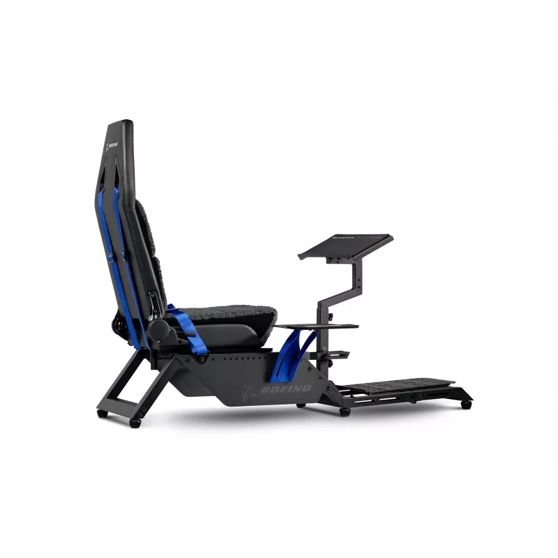 Next Level Racing Boeing Commercial Edition vluchtsimulator-cockpit, blauwe accenten