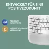 Logitech Wave Keys voor Mac toetsenbord QWERTZ Duits wit
