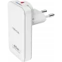 nevox 45 W Dual Slim GaN USB-C/USB-lader, EU/US, wit (2479)