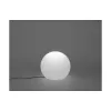Buitenstaande vloerlamp Newgarden BULY E27 8W wit polyethyleen
