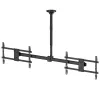 Plafondbeugel MACLEAN MC-111 B voor twee televisies, max. belasting 2×40 kg, max. VESA 600×400